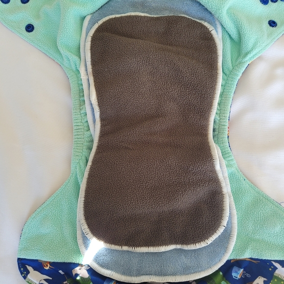 Goat Lil Helper Cloth Diaper AI2 OS - Picture 3 of 3